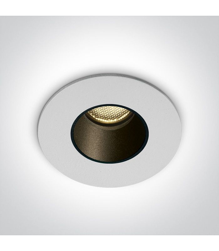 2W LED Įmontuojamas šviestuvas White 10102H/W/C