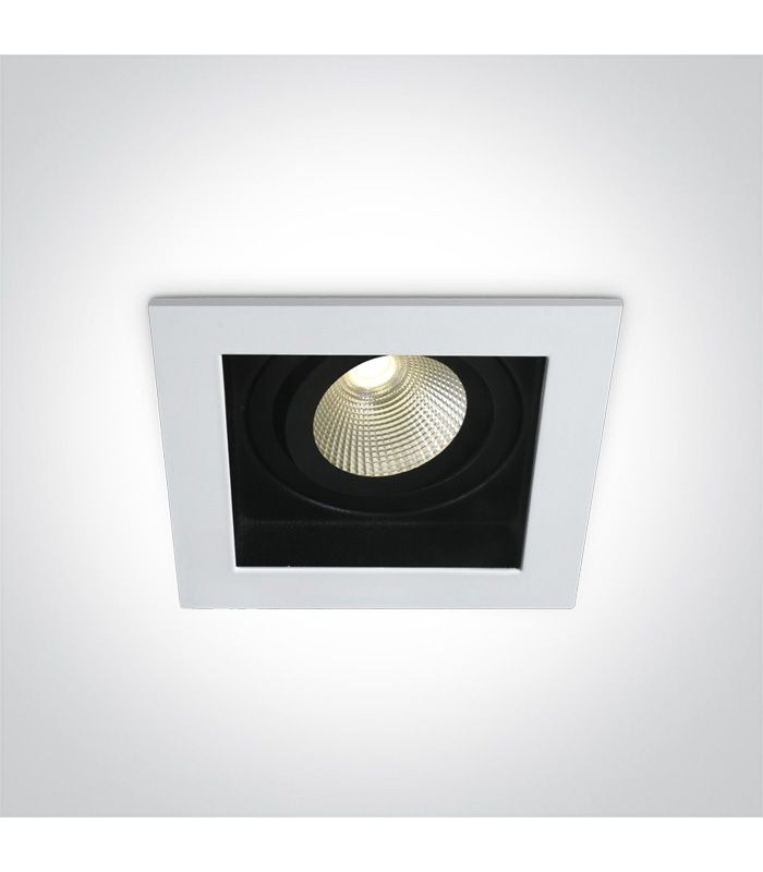 12W LED Įmontuojamas šviestuvas White IP44 51112E/W/W