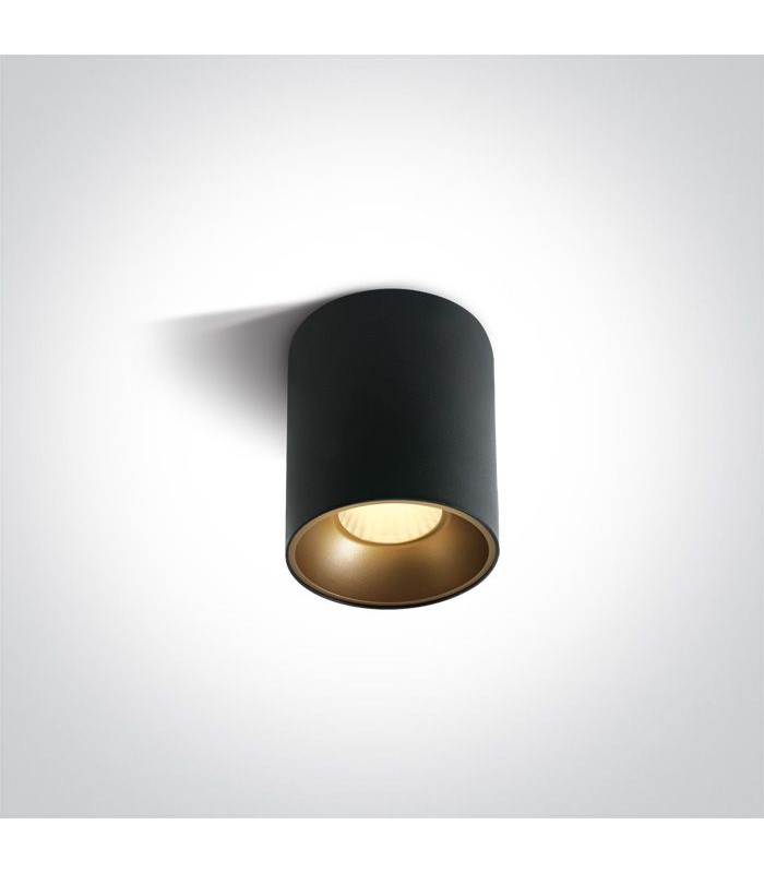 8W LED Lubinis šviestuvas Black Ø10.7 12108FD/B/BS