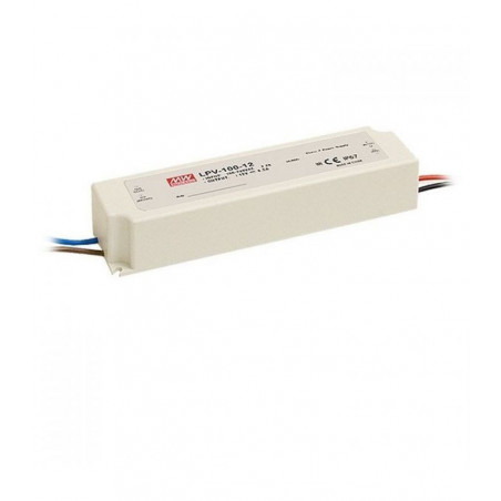 LED-muuntaja LPV-100-12 102W 12V 8,5A IP67 LPV-100-12.