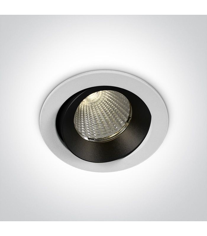 12W LED Įmontuojamas šviestuvas White 11112P/W/W